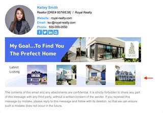 email signature for real estate