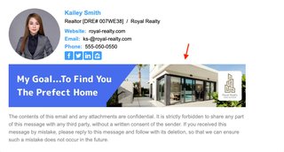 email signature for real estate